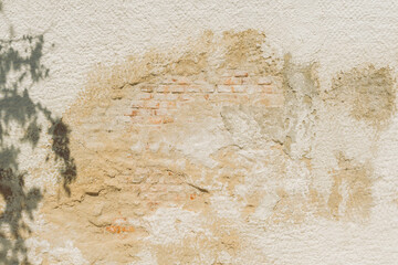 vintage weathered brick wall