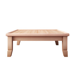 Fototapeta premium Coffee Table. Scandinavian modern minimalist style. Transparent background, isolated image.