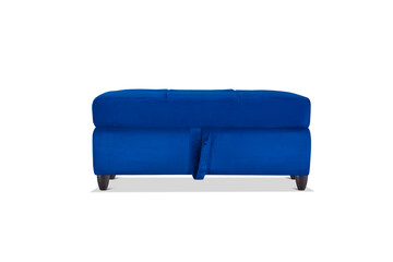 Blue wooden storage box