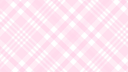 Diagonal pink checkered in the white background	
