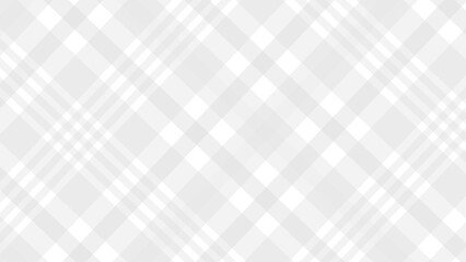 Diagonal grey checkered in the white background	 - obrazy, fototapety, plakaty