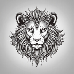 Obraz premium Lion Logo Illustration