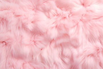 Close up of luxurious pink fluff generative ai