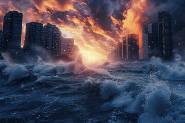 natural disasters hurricanes and tsunamis, ai generative design