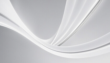 Minimalist white backdrop