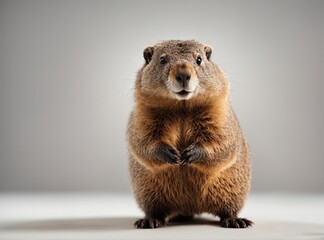 Majestic Groundhog Pose