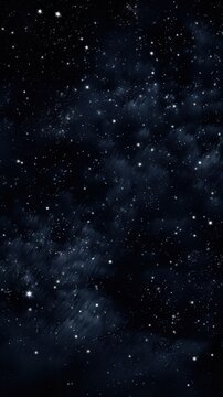  the night sky is full of stars and the sky is filled with dark blue clouds and a few white stars. © Olga