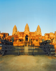 The central towers of Angkor Wat, Cambodia at dawn