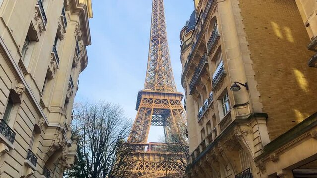Paris, France, Eiffel Tower background, Valentine's day concept. Love locks attached to a bridge on the river Seine, Love symbols 