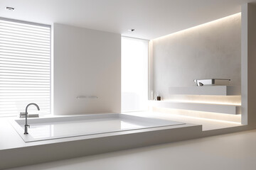 Fototapeta na wymiar modern and minimalistic design with clean lines