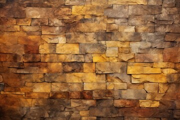 Textured Wall Background in Golden and Brown Tones, Warmth and Elegance