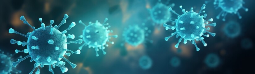 Flu. Flu Concept. Flu Virus. Virus. Pandemic Concept. Epidemic Concept. virus 3d illustration. Coronavirus. Covid 19.