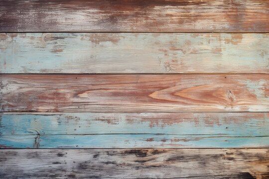 Vintage Barn Wood Background Plane with Weathered and Faded Paint Accents