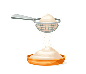 Item for baking vector concept