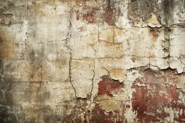 Poster Verweerde muur vintage and rustic background with distressed textures