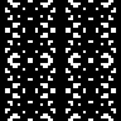 Seamless pattern. Geometric motif. Polygons background. Abstract backdrop. Squares, rectangles, figures ornament. Simple shapes wallpaper. Digital paper, web design, textile print. Vector artwork