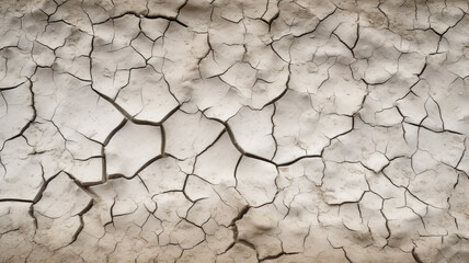 Barren landscapes: intricate patterns of cracked earth under the harsh sun tell tales of survival amidst absence, devoid of life and water