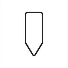 book mark vector icdon line template