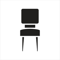 chair vector icon line template