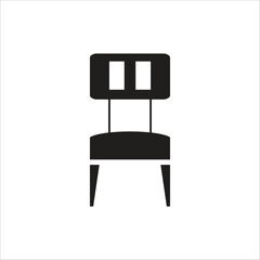 chair vector icon line template