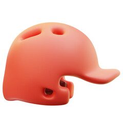Fototapeta premium 3d illustration batting helmets