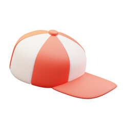 3d illustration of baseball cap