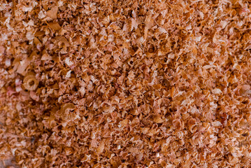 orange wood waste background