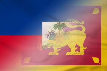 Haiti and Sri Lanka state flag international relations LKA HTI
