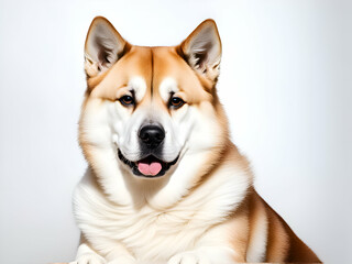 Portrait of the Akita dog