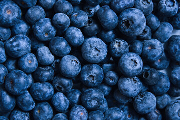 Blueberry berries close-up background.