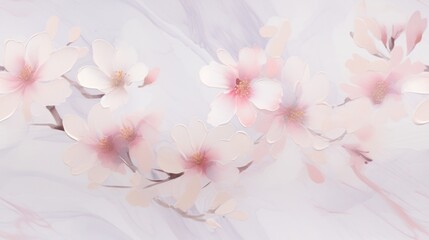  a bunch of pink flowers on a white and pink marbled background with a light pink center and a light pink center.
