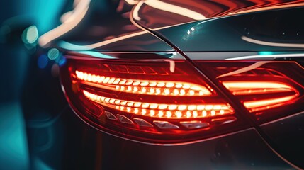 Luxury car led light display