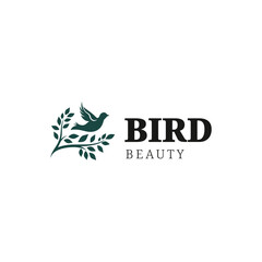 bird with branch logo,amazing bird nest logo