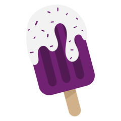 Ice cream dessert food illustration