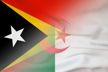 East Timor and Algeria political flag transborder relations DZA