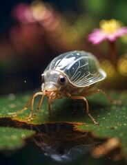 Daphnia Natura: An Illustrative Symphony in Hyperdetail Woven by Nature's Tapestry Generated with AI