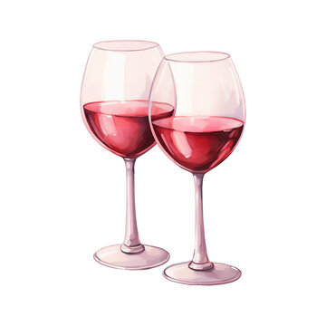 Romantic Sip: Valentine Wine Glasses - Festive Glassware to Enhance Your Valentine's Day