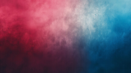 Obraz premium abstract grainy gradient red to blue background