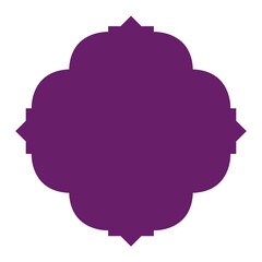islamic shape illustration flat arabic window frame