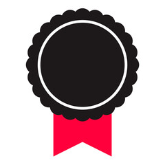 Award medal winner emblem icon symbol vector design