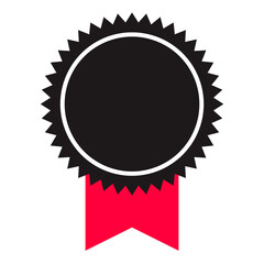 Award medal winner emblem icon symbol vector design
