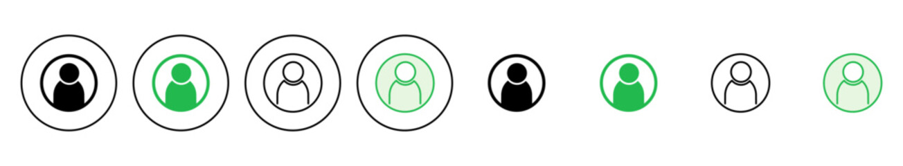 People icon set. person icon vector. User Icon vector. team symbols