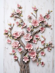 Rustic Wall Decor - Blooming Cherry Blossom Festivals: Farmhouse Charm