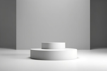 3d background products display podium scene with geometric platform. abstract geometric empty museum stages. podium scene for product display or mockup.