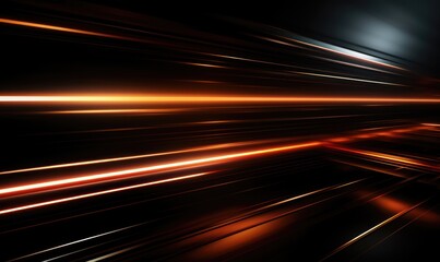 Futuristic speed motion on a dark background