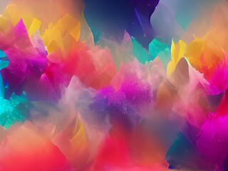 Abstract watercolor background. Generative AI.