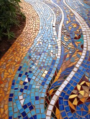 Moroccan Tile Mosaics: Winding Road Pathways Illustrated in Stunning Tile Designs