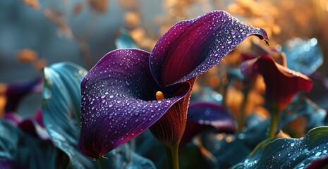 purple calla lily