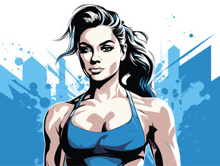 bodybuilding female body