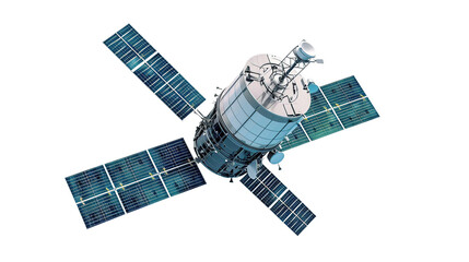 satellite on a transparent background
